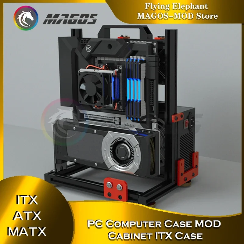 Gpu Vertical Mount - PC Computer Case MOD Cabinet ITX