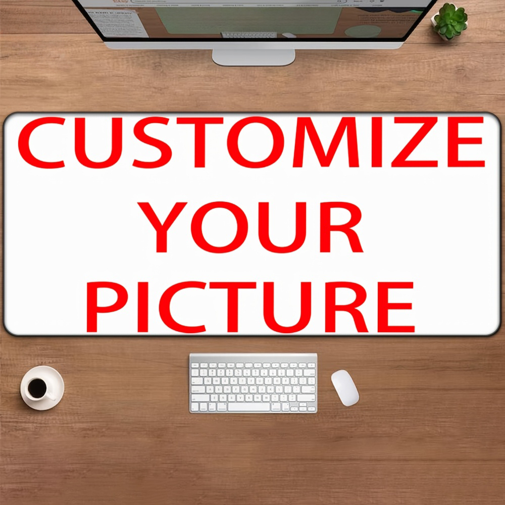 Gaming Desk Mat - Custom Pattern Mousepad Waterproof Non-Slip Rubber