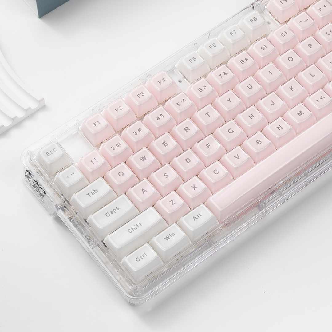 Crystal Transparent Keycaps Pi - Pc Gaming Fullset review and price