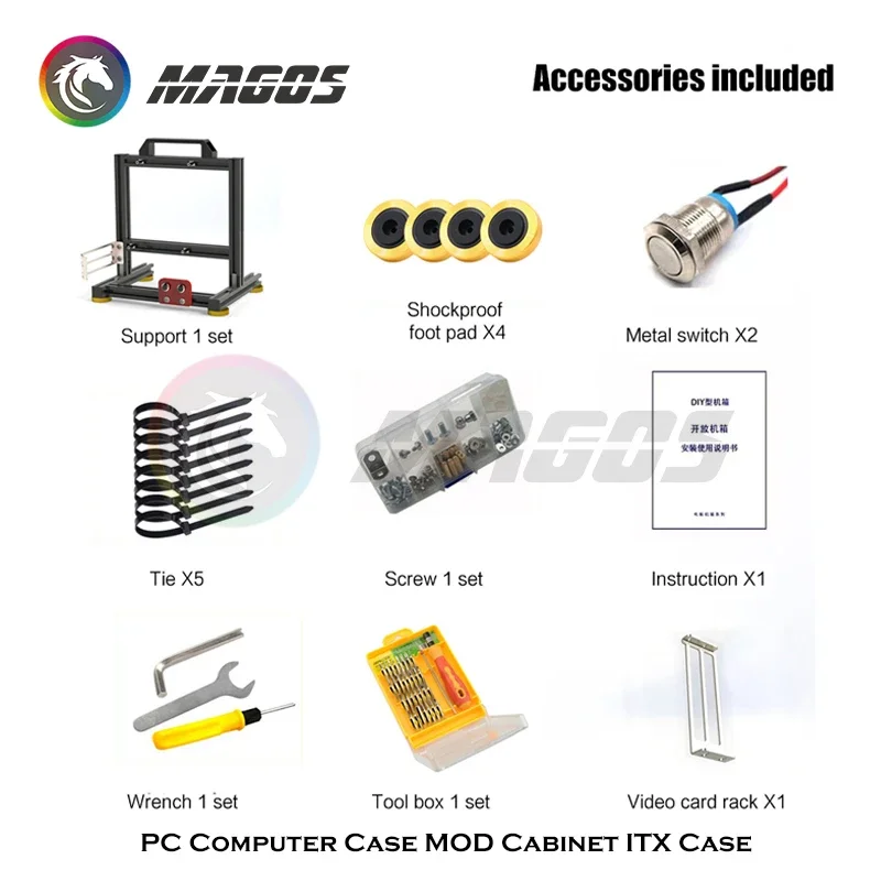 PC Computer Case MOD Cabinet I - Gpu Vertical Mount review and price