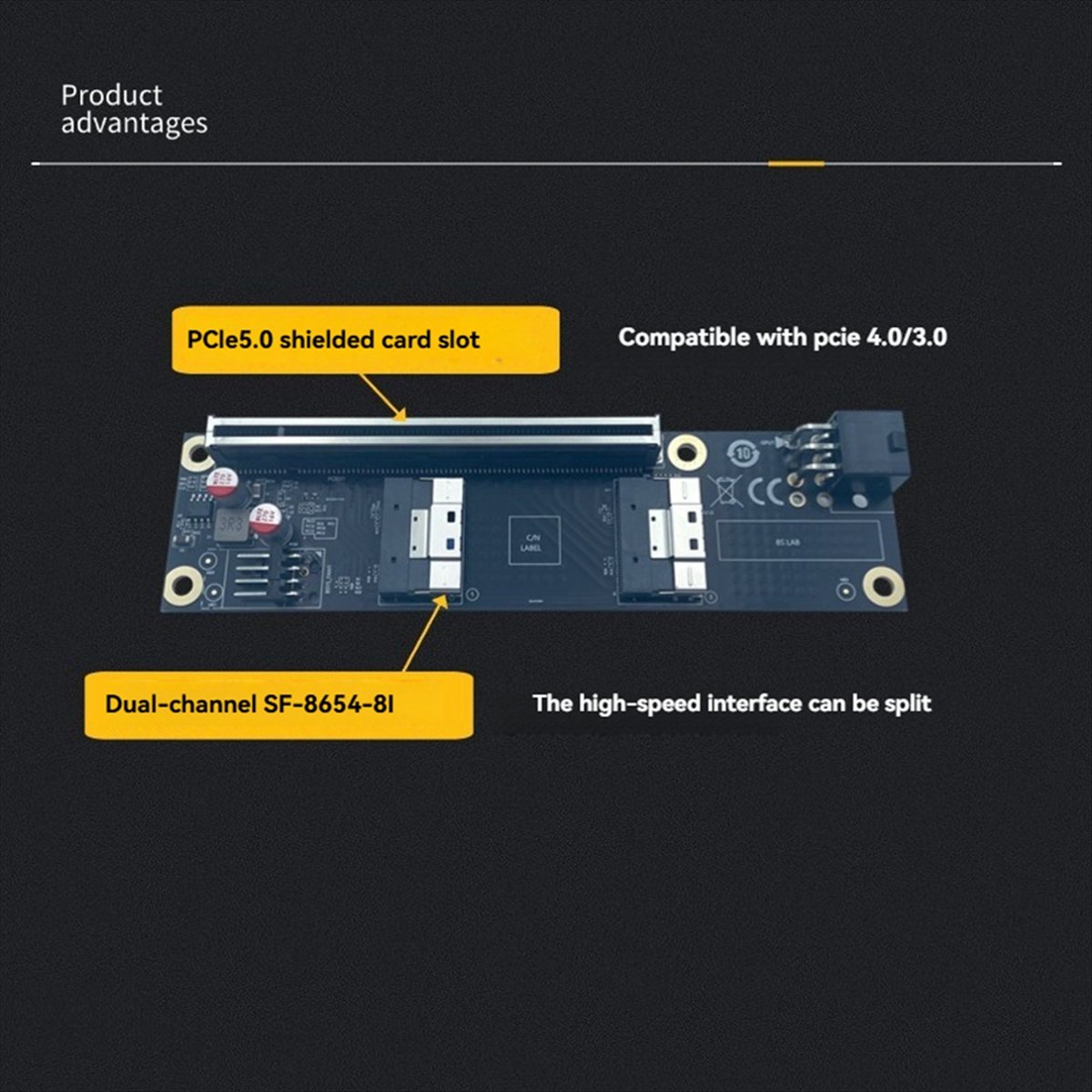 A10I 2 Port PCI-E 4.0 X16 to S - Gpu Vertical Mount review and price