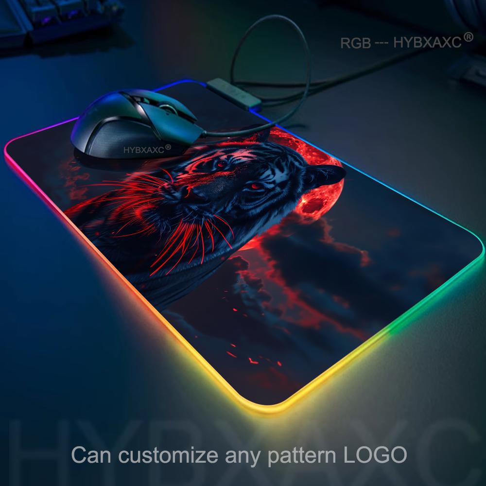 RGB Mouse Pad Gamer Tiger Lion - Rgb Mousepad review and price