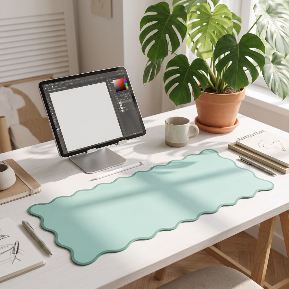 Sweet PU Leather Desk Pad Non  - Gaming Desk Mat review and price