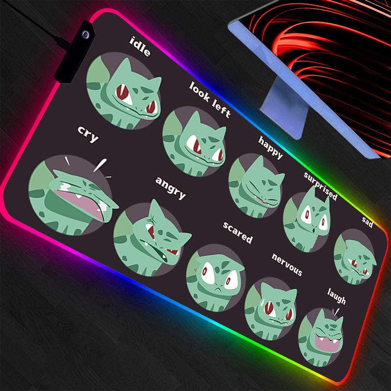 Pokemon Pikachu LED Mouse Pad  - Rgb Mousepad review and price